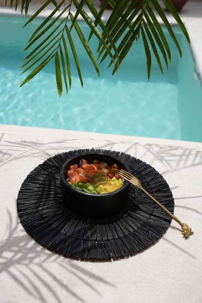 Bazar Bizar De Verbrande Cilinder Schaal - Zwart - Set van 3 - Home & Garden > Decor