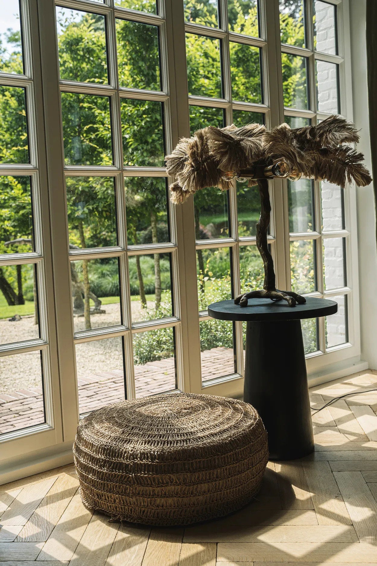 Bazar Bizar De Timber Conic Bijzettafel - Zwart - 50" -