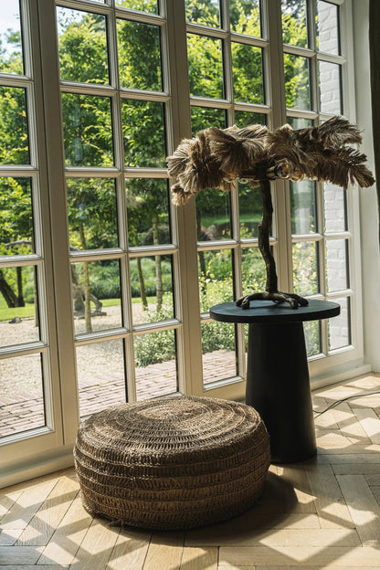 Bazar Bizar De Timber Conic Bijzettafel - Zwart - 50" -