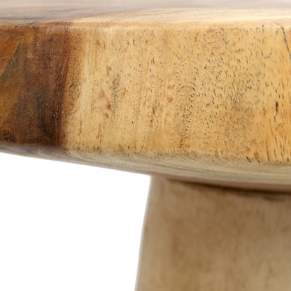 Bazar Bizar De Timber Conic Bijzettafel - Natuurlijk - 50" - Furniture > Tables
