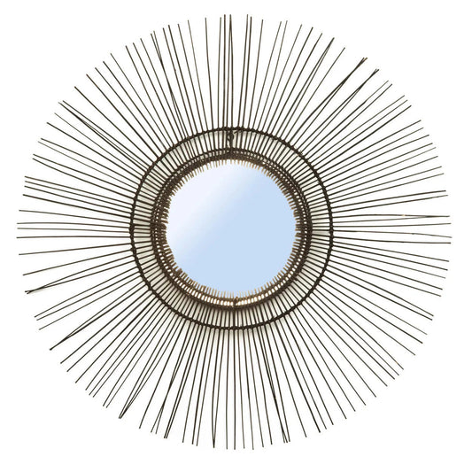 Bazar Bizar De Tropische Spiegel - Zwart - L - Home & Garden > Decor > Mirrors