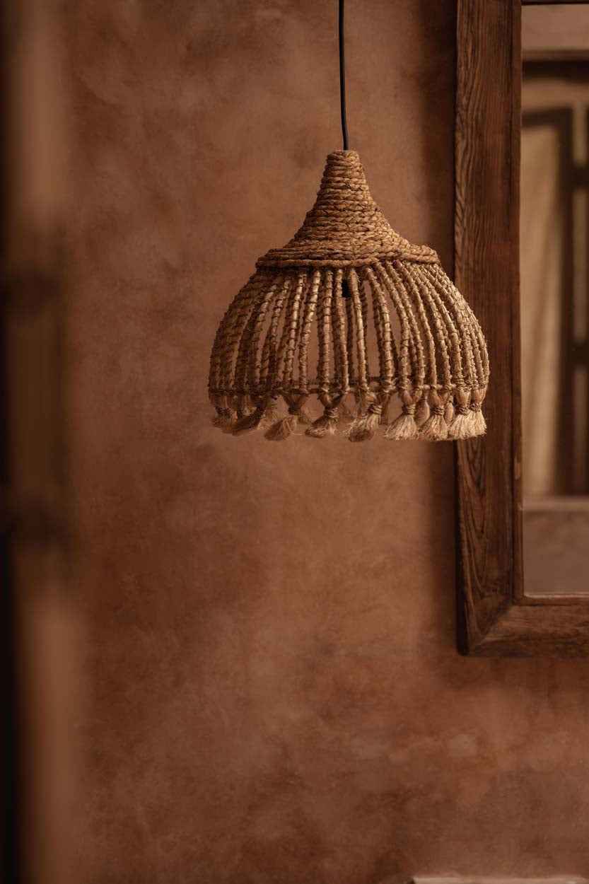 De Abaca-kwasthanger - naturel - S