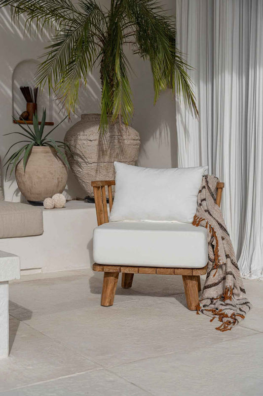 De Malawi eenzitter - naturel wit