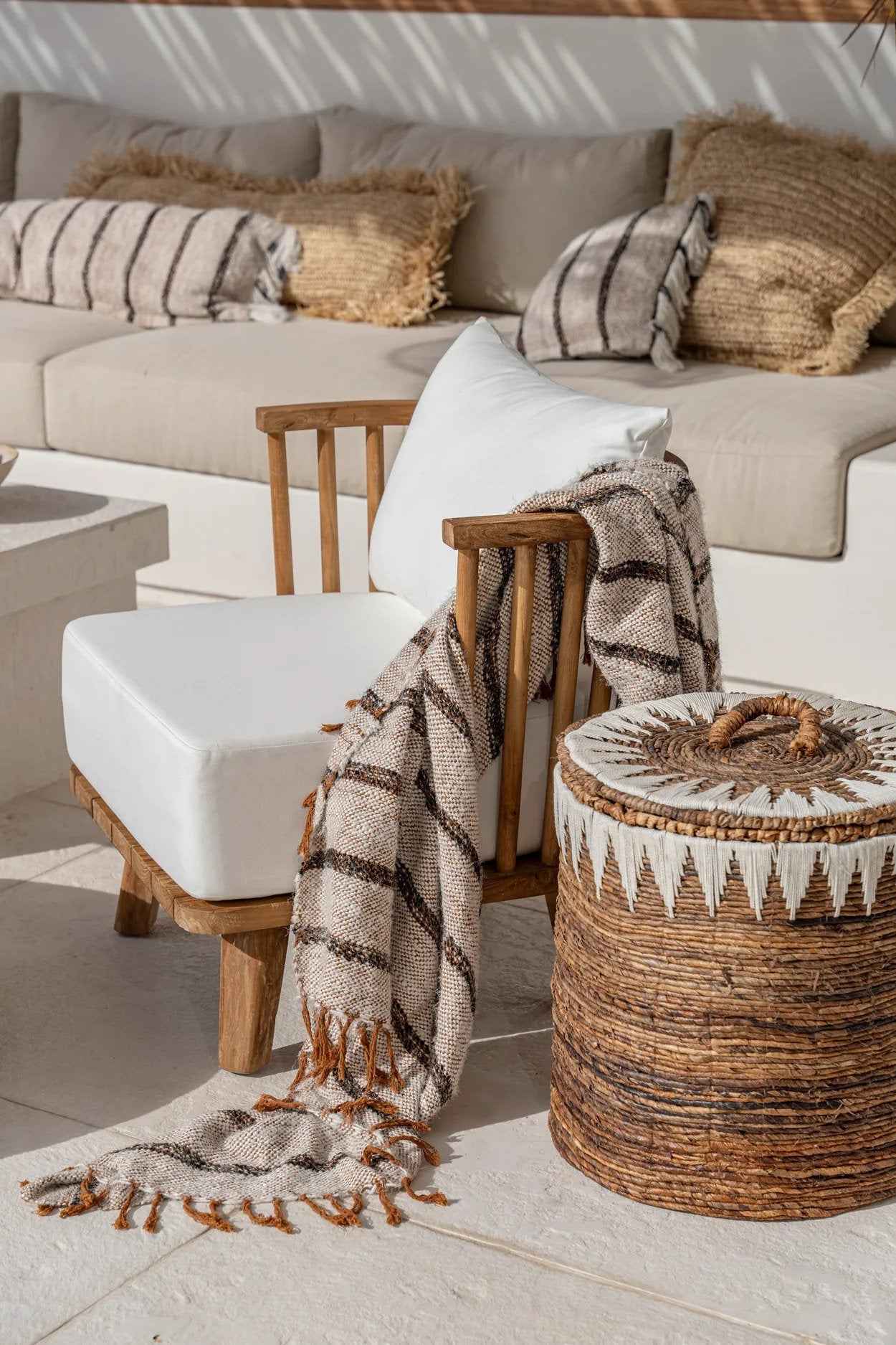 De Malawi eenzitter - naturel wit