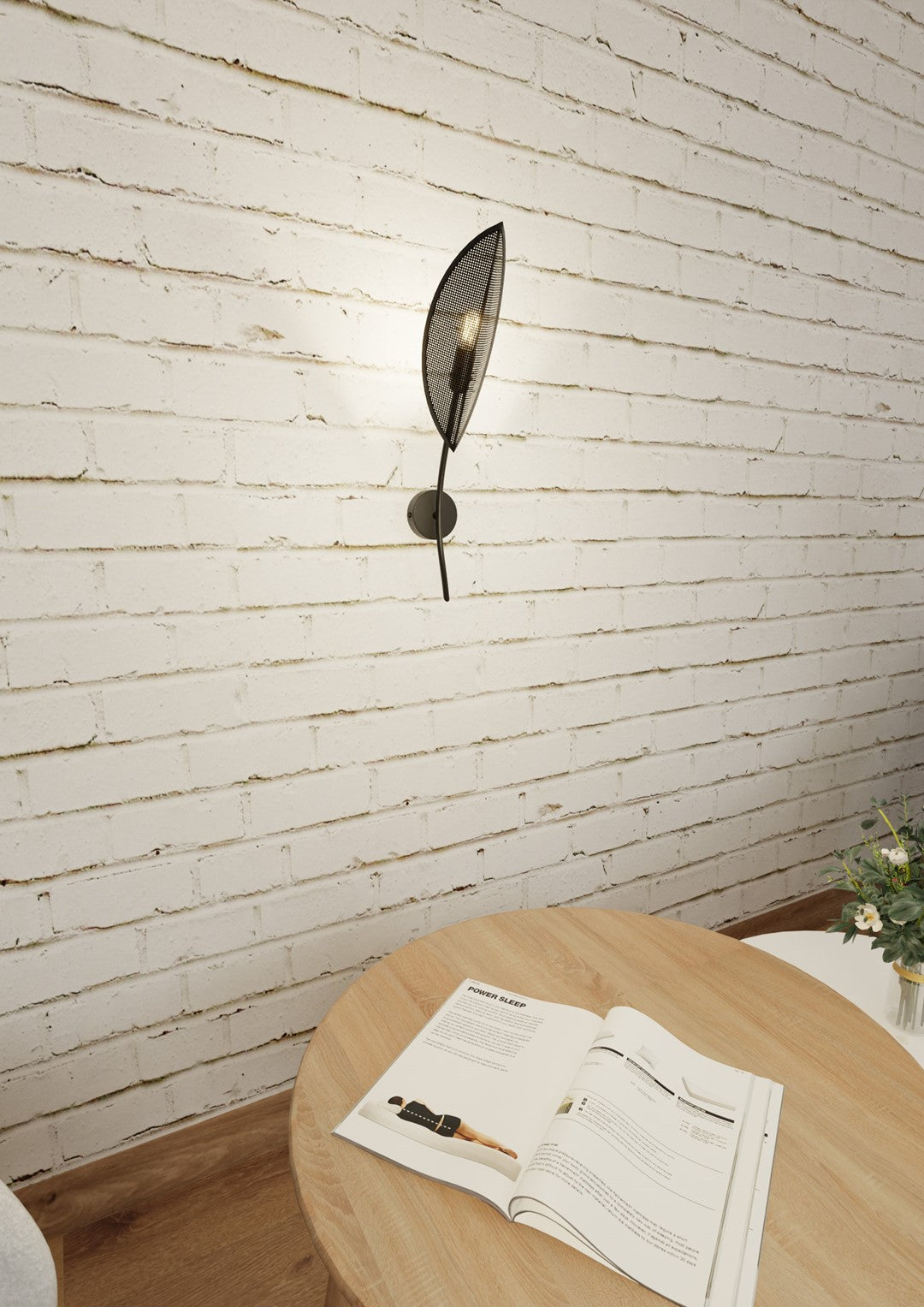 LOTUS K1 WANDLAMP ZWART/GOUD Droppery