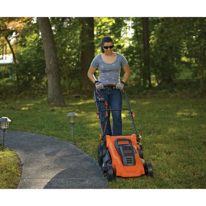 BLACK &amp; DECKER electric lawn mower 48 cm 2000 W mulching 