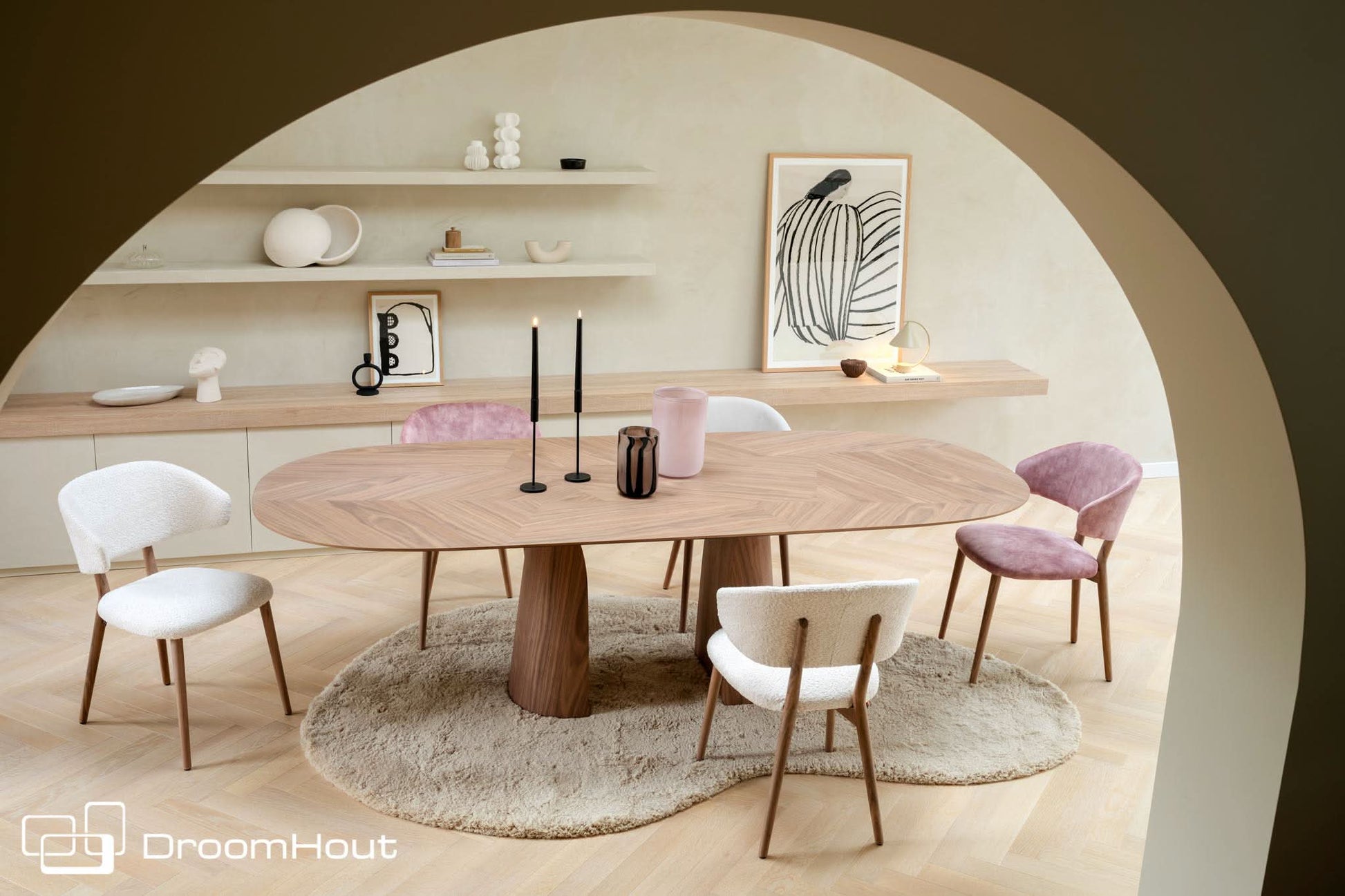 Eettafel Mobitec Blossom Eettafel DroomHout