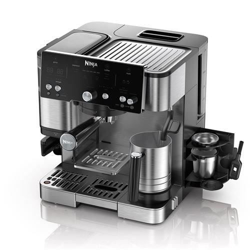 Espresso machine - NINJA - ES501EU Luxe Essential - 2 L - Digital display - Black/Stainless steel