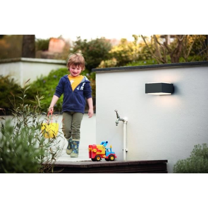 PHILIPS Hedgehog Outdoor Wall Lamp - Anthracite - 1x42W 