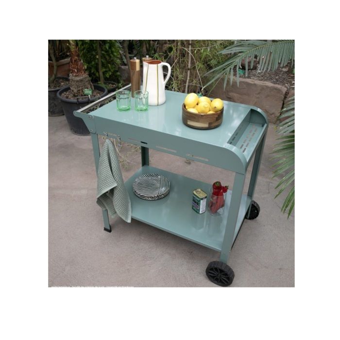 Plancha trolley - LIVOO - GS168V - Groen / Zwart buiten