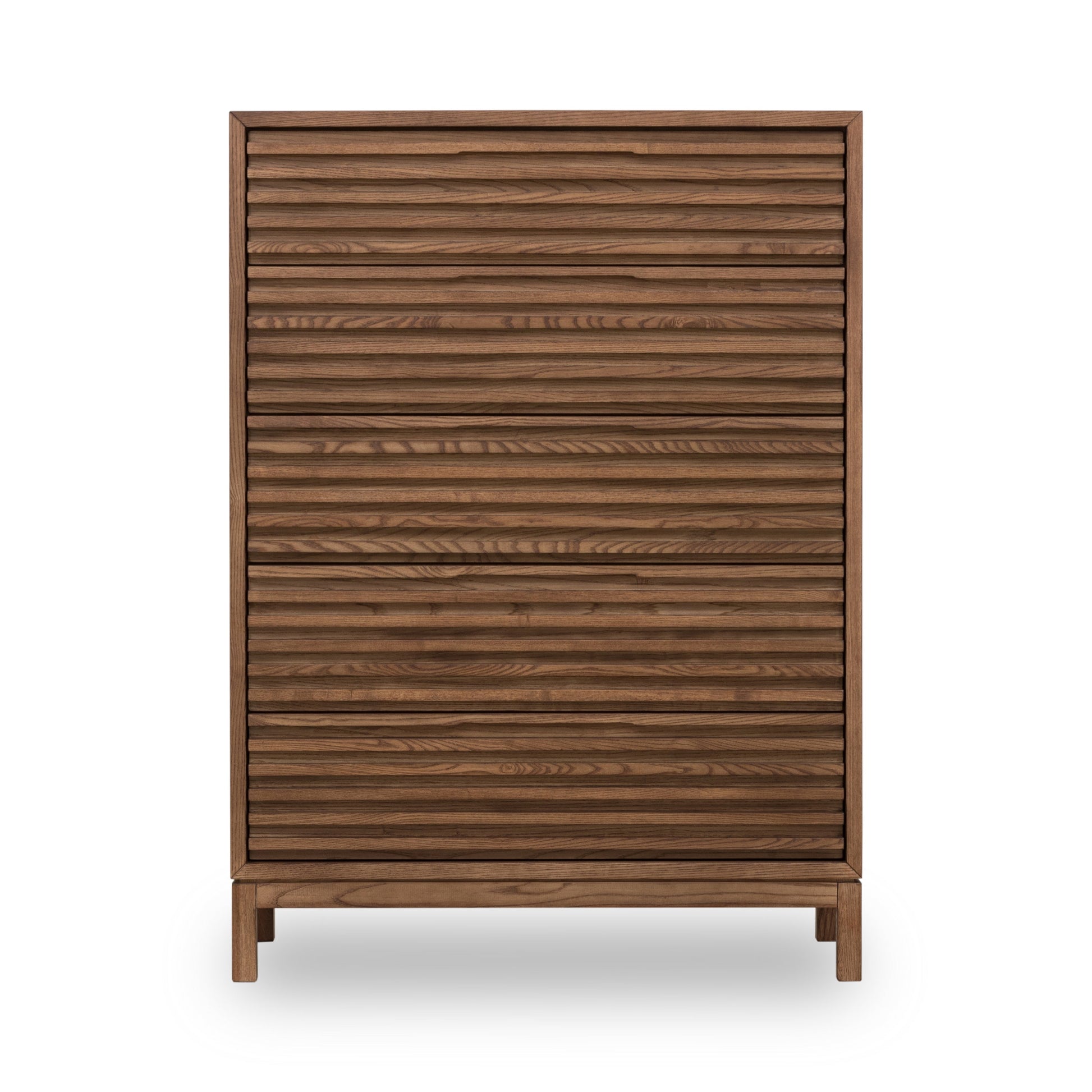 Modus Furniture International Tanner vijfladige kast van essenhout in Roux. -