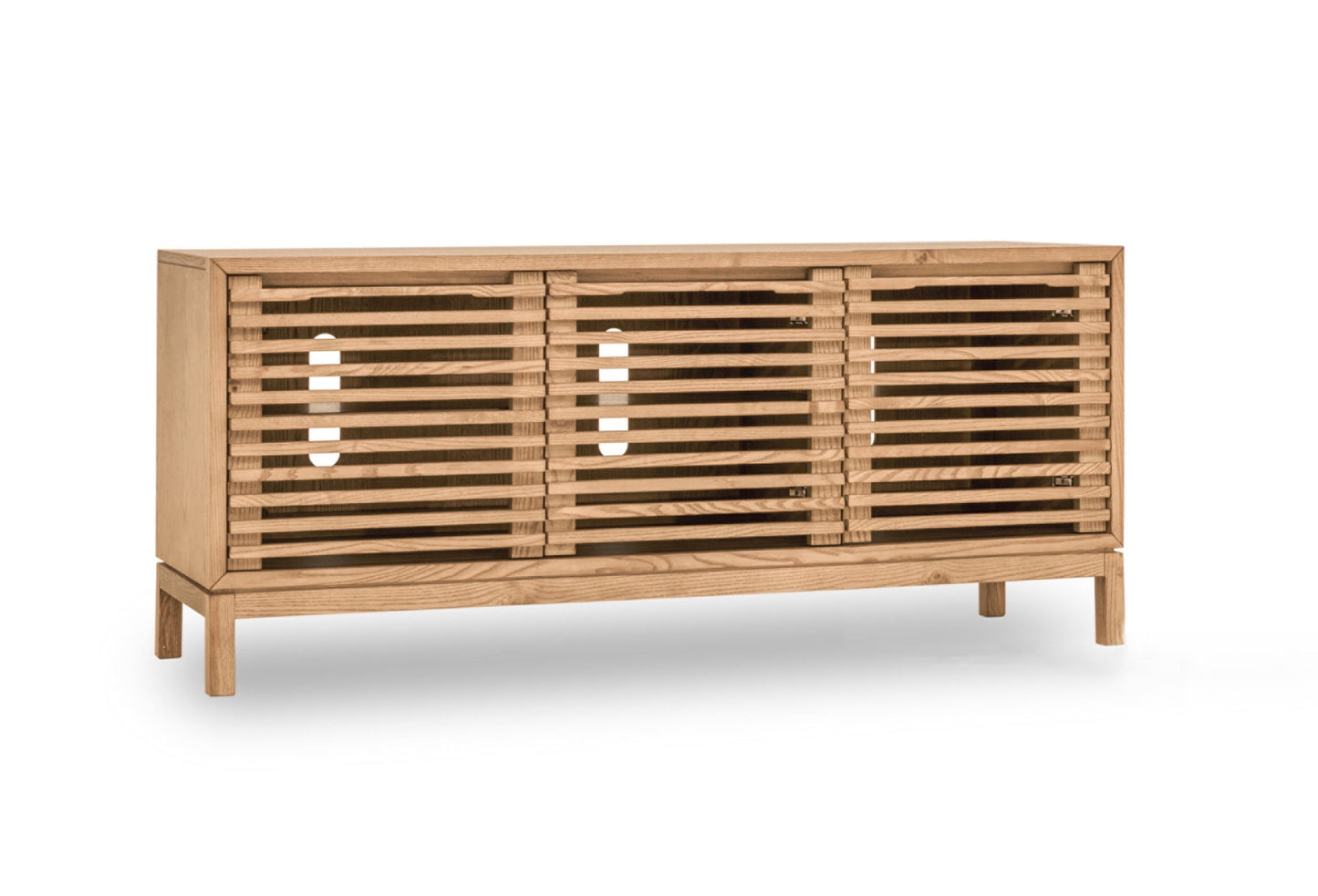 Modus Furniture International Tanner Drievoudige Mediameubel in Flaxen -