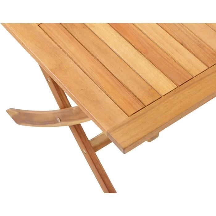 FSC eucalyptus wood garden set - BANGGI - 4 persons