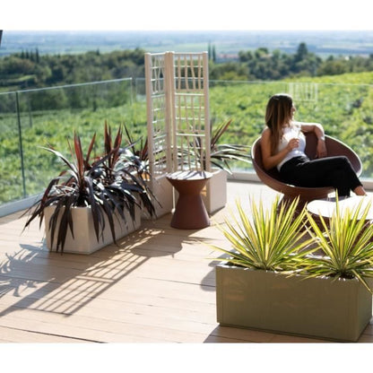 STEFANPLAST Ethica rechthoekige bloembak 80 cm krijt - Home & Garden > Plants