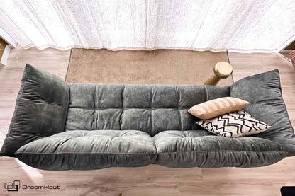 Bank San Diego 3-zits Towerliving - Fuji donkergroen- 1 stuk - showroommodel