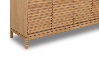 Modus Furniture International Tanner Vier Deurs Dressoir in Vlasachtig -