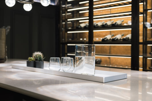 LUNOVA Dienblad Wit Wit Dienblad Steelful