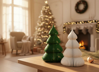 Sierlijke kerstboom tafeldecoratie interieur Flakkee3D