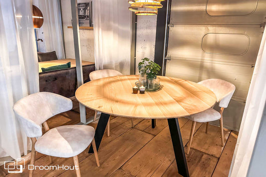 Eettafel DroomHout Fabio - 150 cm - showroommodel Eettafel DroomHout