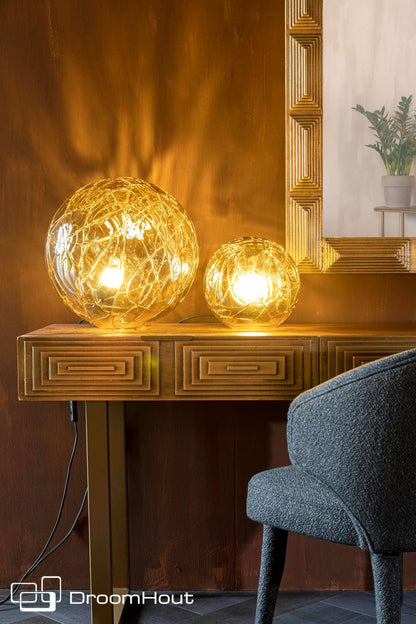 Tafellamp Dutchbone Lune Lamp DroomHout