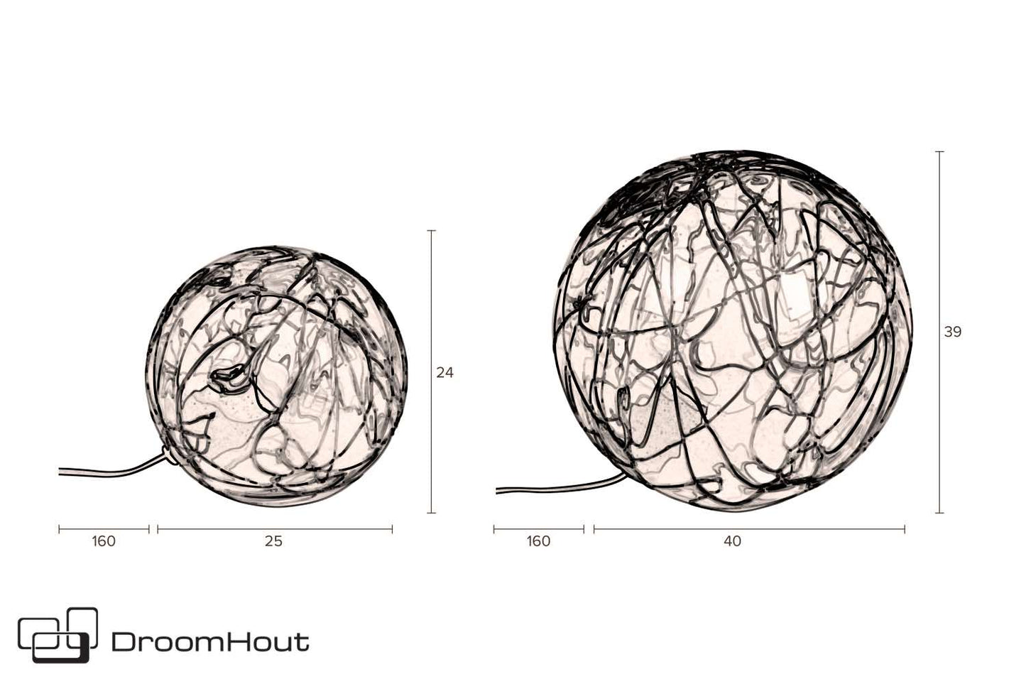 Tafellamp Dutchbone Lune Lamp DroomHout