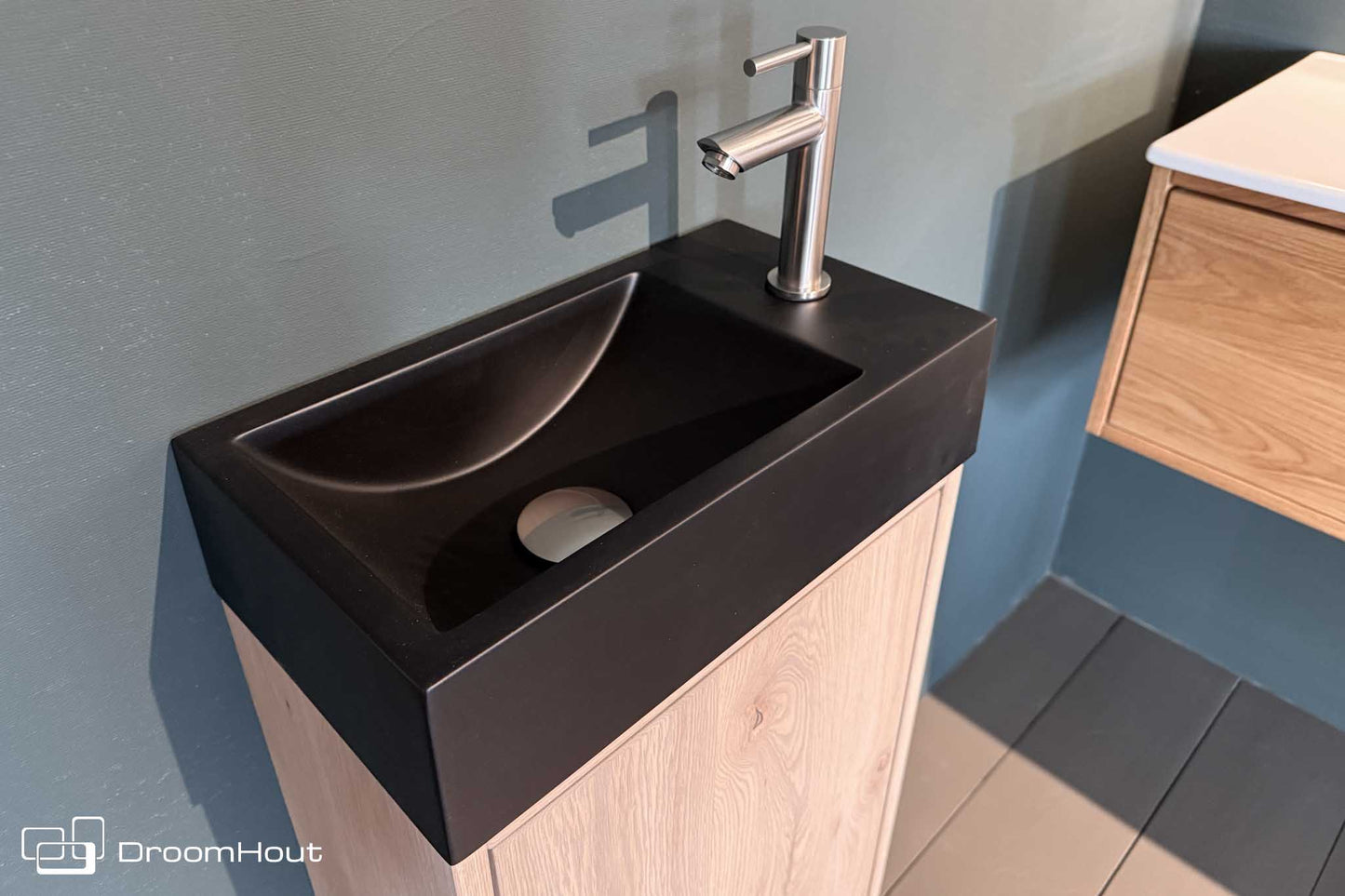 Toiletmeubel DroomHout Nettuno Massief Hout Met Zwevende Montage DroomHout