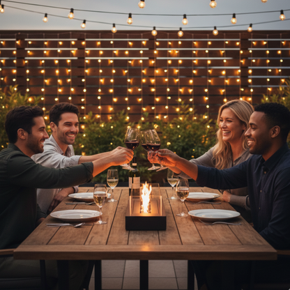 AVOID® - Tafelhaard Zwart Inclusief Vlamdover Avoid