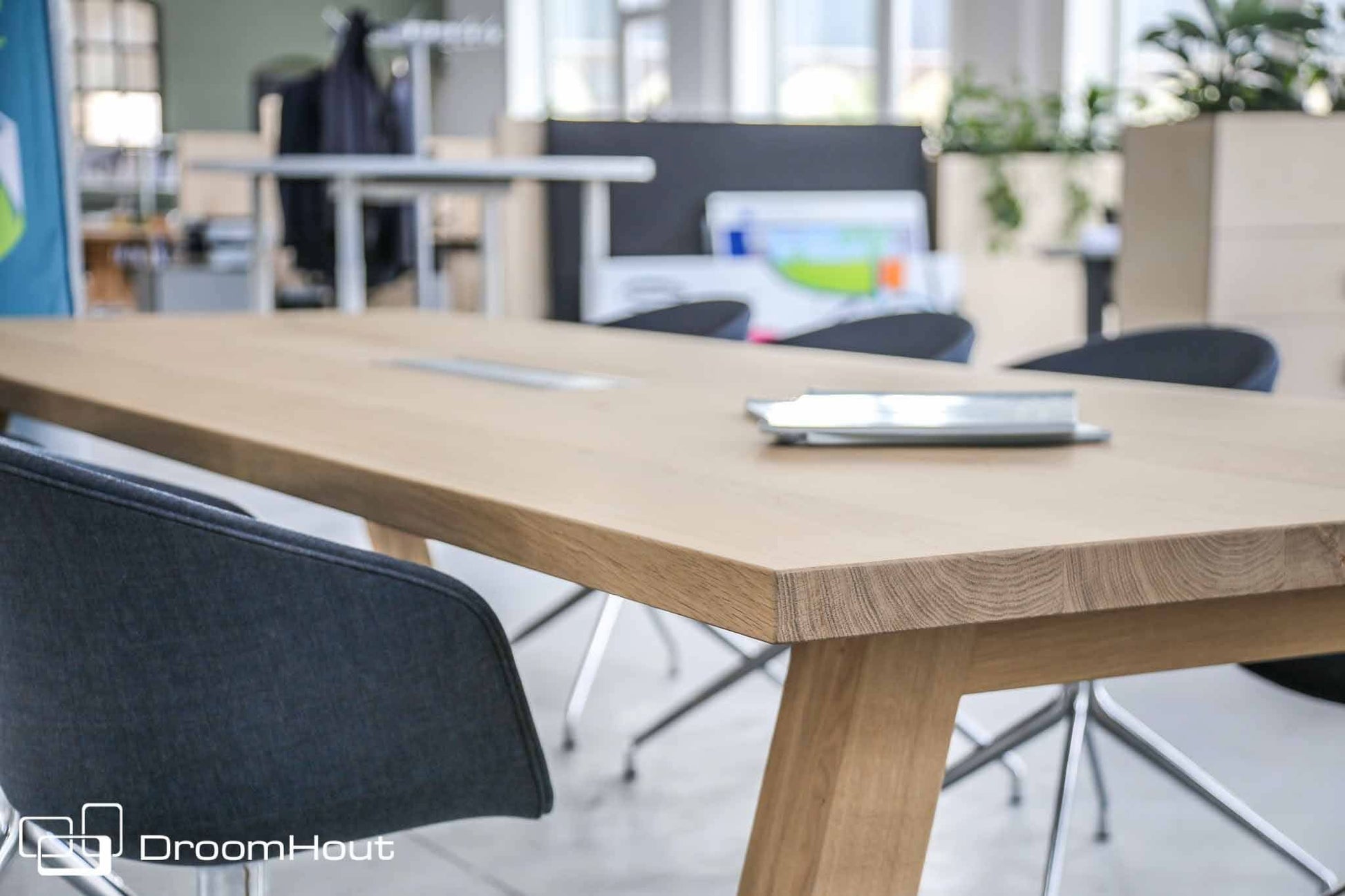 Vergadertafel eiken DroomHout Kopenhagen Vergadertafel DroomHout