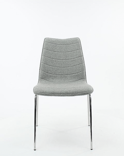 Workliving Werkwoon Verona Eetkamerstoel / Vergaderstoel - Wolvilt Fenice 511 lichtbruin - frame zwart -