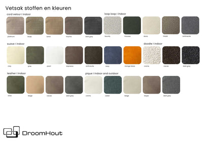 Vetsak sofa set 01 medium Sofa DroomHout