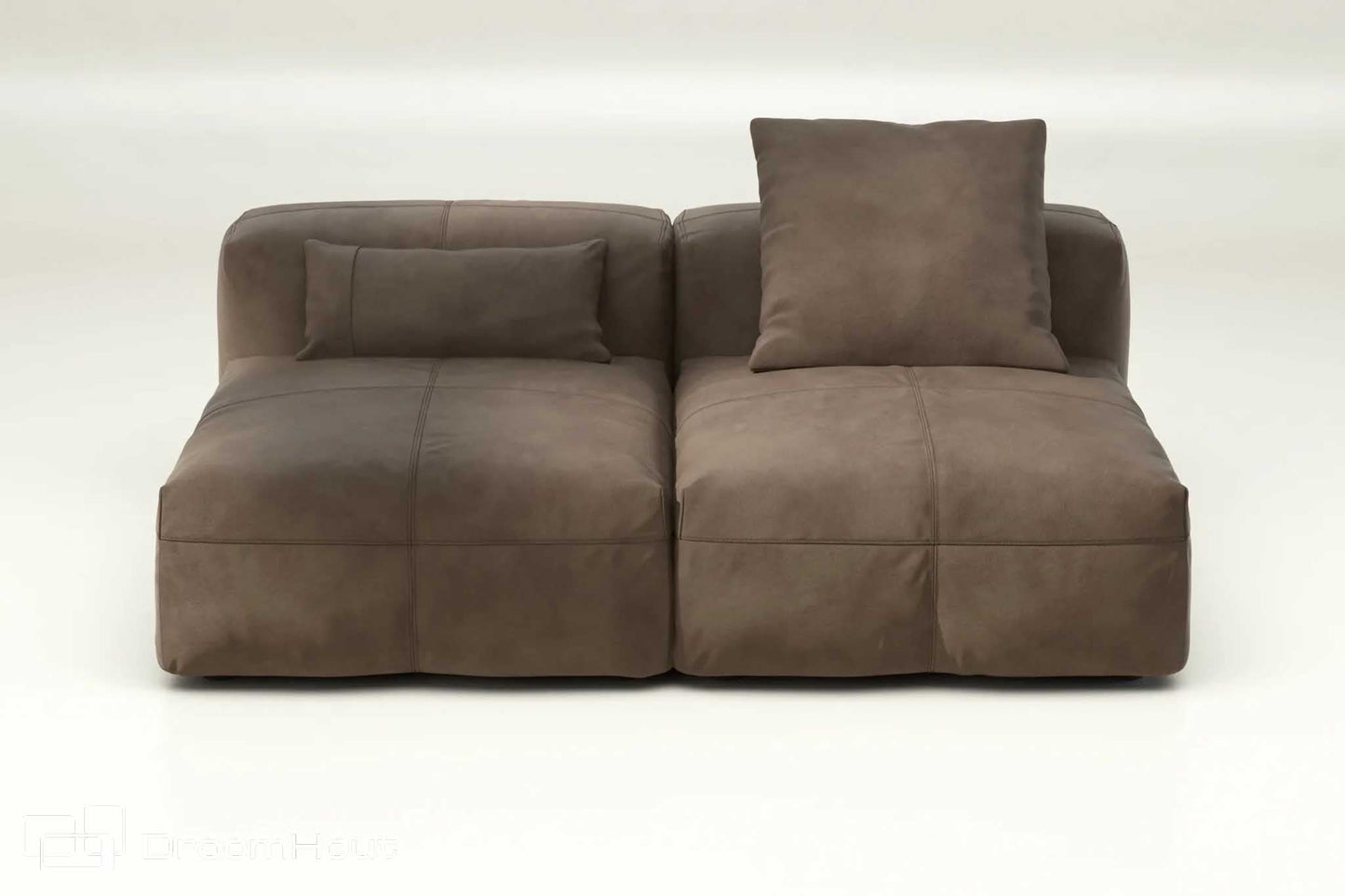 Vetsak sofa set 01 medium leather | cacao leather | cacao Sofa DroomHout