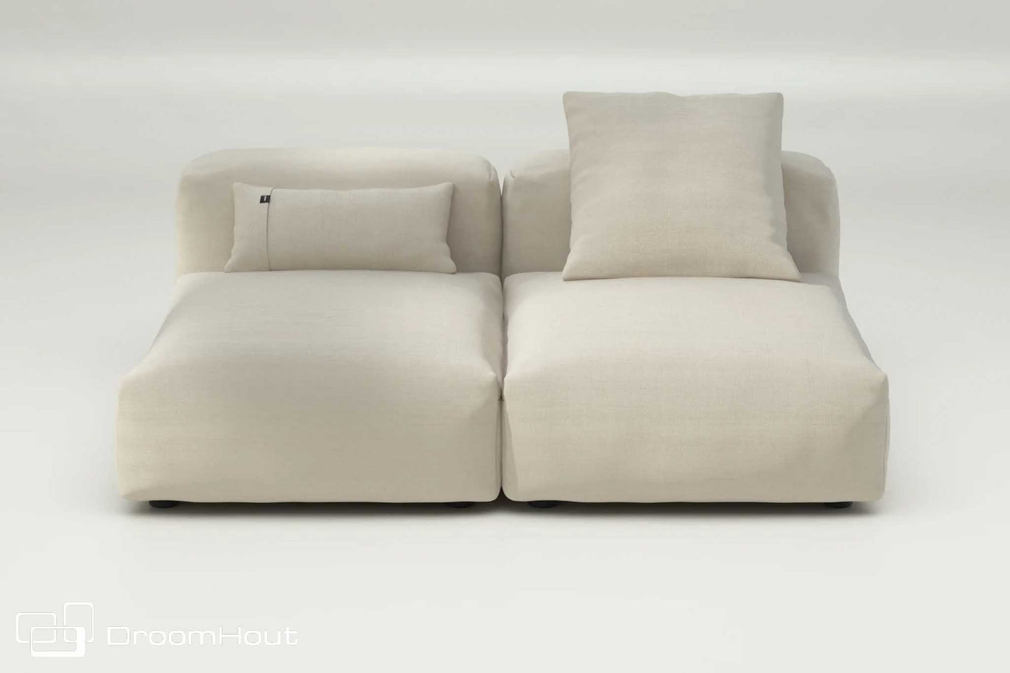 Vetsak sofa set 01 medium pique | beige pique | beige Sofa DroomHout