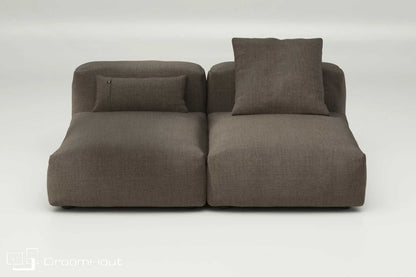 Vetsak sofa set 01 medium pique | taupe pique | taupe Sofa DroomHout