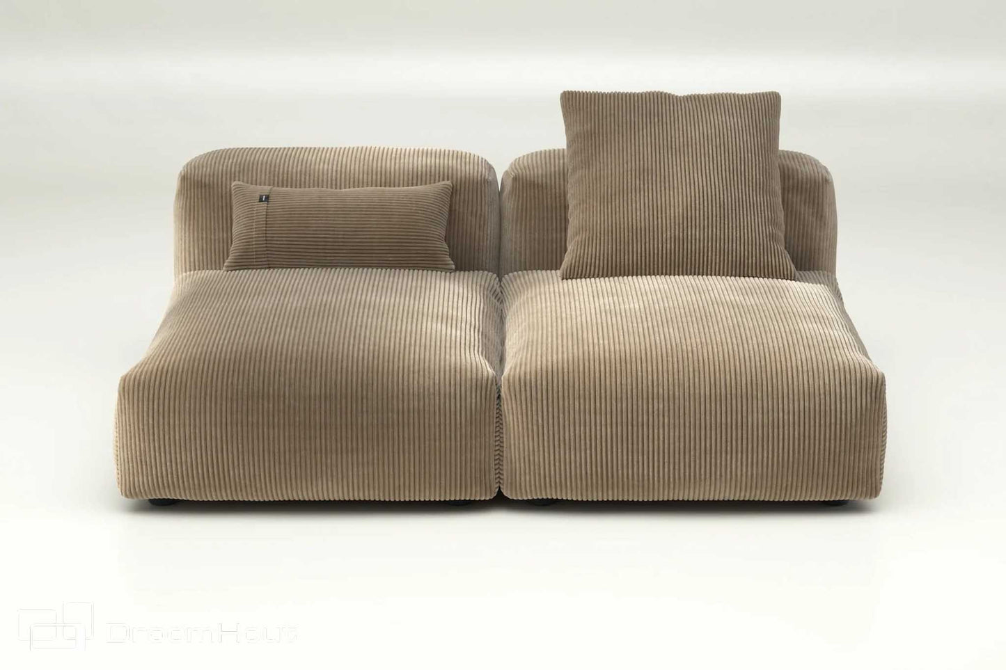 Vetsak sofa set 01 medium cord velours | sand cord velours | sand Sofa DroomHout