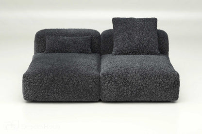 Vetsak sofa set 01 medium doodle | dark grey doodle | dark grey Sofa DroomHout