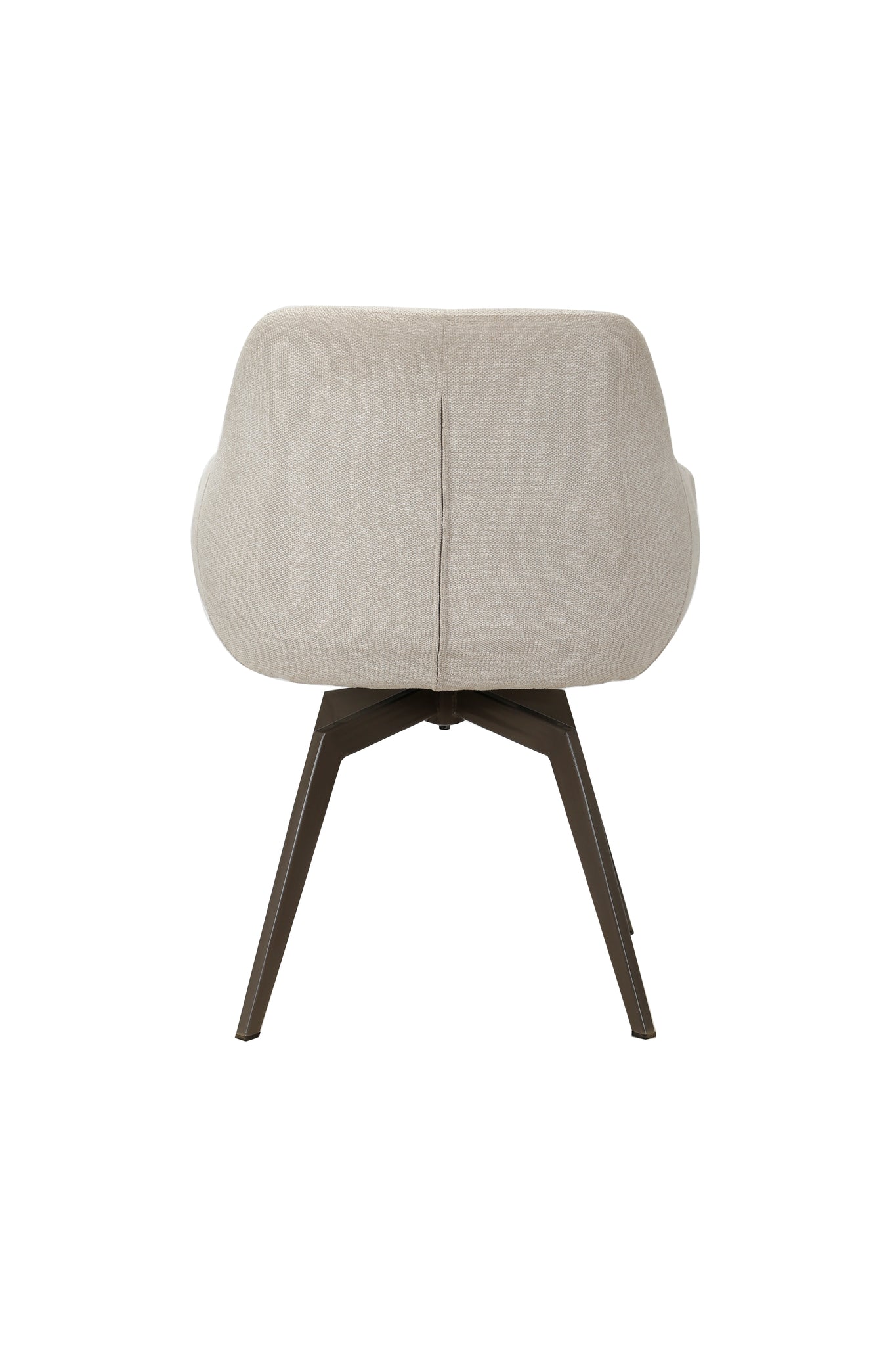 Eetkamerstoel offwhite met draaifunctie (set van 2) Droppery