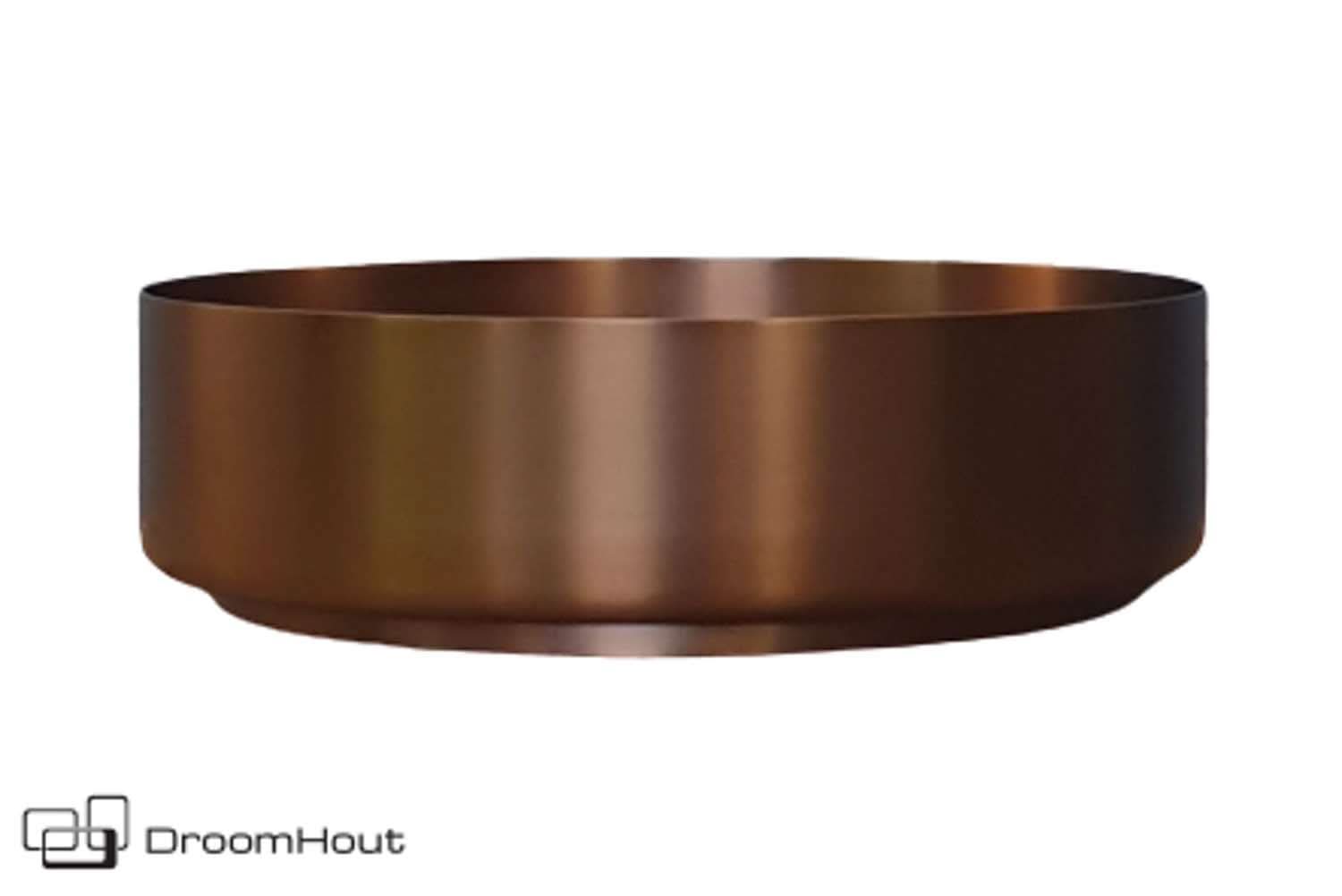 Waskom Deluxe Staal Voor Massief Eiken Badkamermeubel Badkamermeubel DroomHout