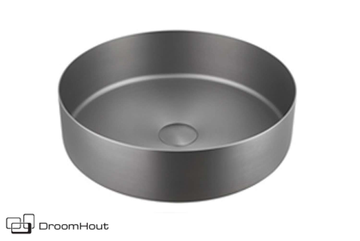 Waskom Deluxe Staal Voor Massief Eiken Badkamermeubel Badkamermeubel DroomHout