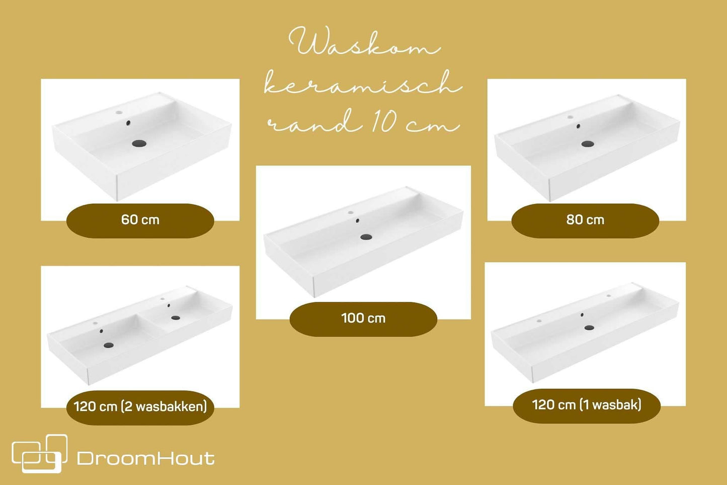 Badkamermeubel DroomHout Immaculate DroomHout