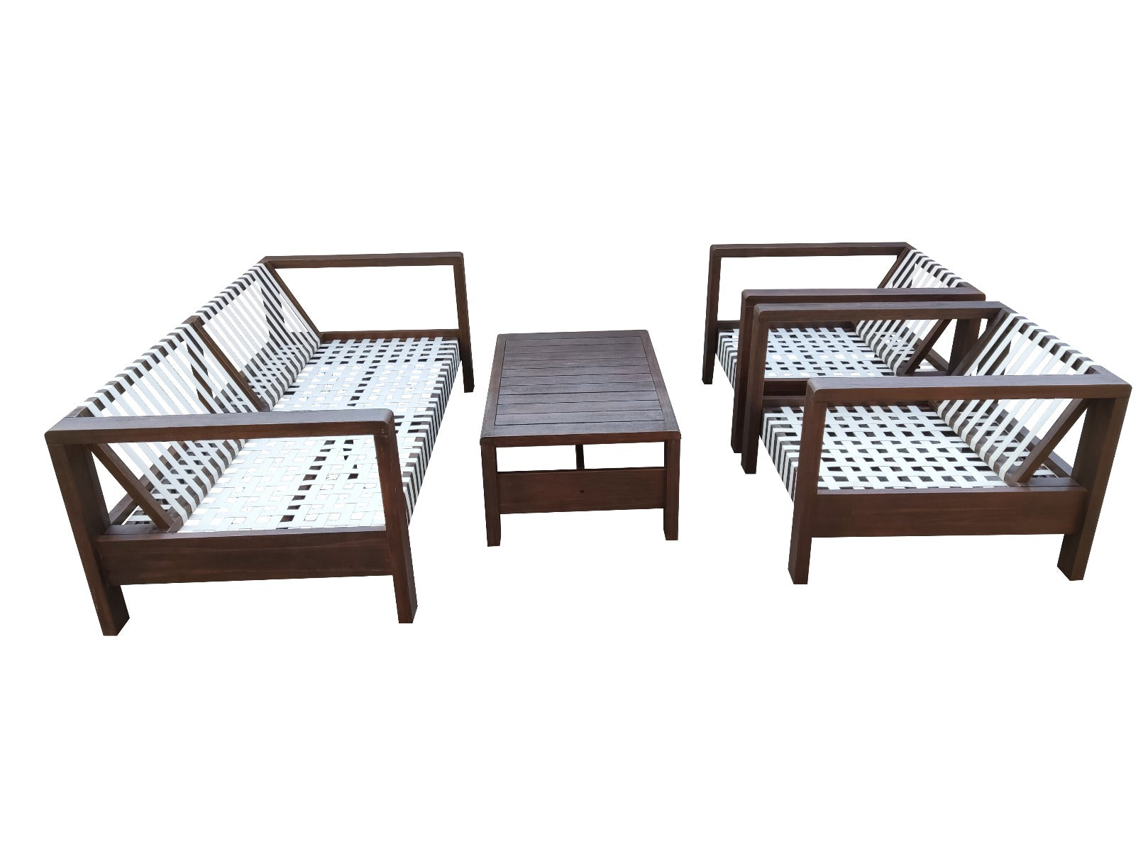 Zambra Loungeset - 4 stuks - set zonder kussens voorbeeld