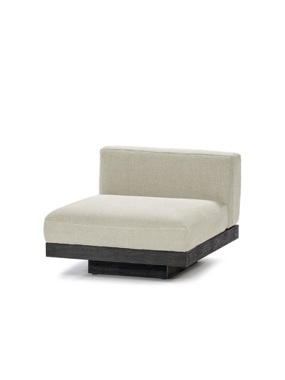 Rudolph Black Beige Sofa Bench
