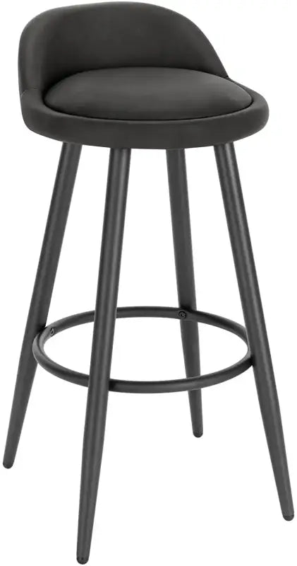 BukkitBow - Barkruk - Fluweel of Lederen - Metalen Poten - Stabiel en Duurzaam - 120 kg Draagvermogen