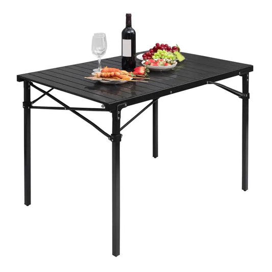 Opvouwbare Campingtafel - Aluminium en Polypropyleen - Lichtgewicht - 60 kg Draagvermogen