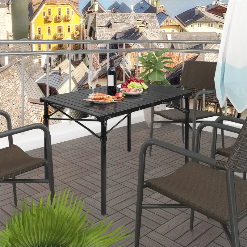 Opvouwbare Campingtafel - Aluminium en Polypropyleen - Lichtgewicht - 60 kg Draagvermogen