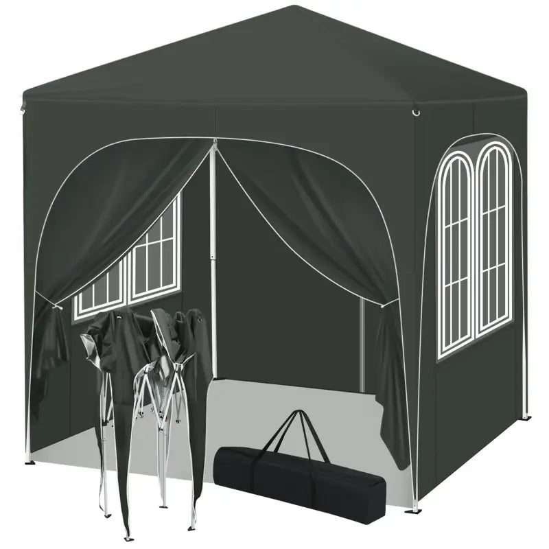 Opvouwbare Partytent 2x2m – Oxford Stof en Metaal – UV-bestendig en Waterdicht – Verstelbaar in Hoogte