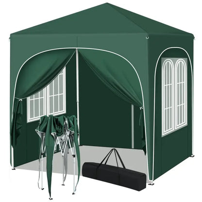 Opvouwbare Partytent 2x2m – Oxford Stof en Metaal – UV-bestendig en Waterdicht – Verstelbaar in Hoogte