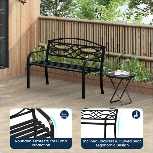 Tuinbank  - Weerbestendig - 2-3 Personen - 127x83x60cm