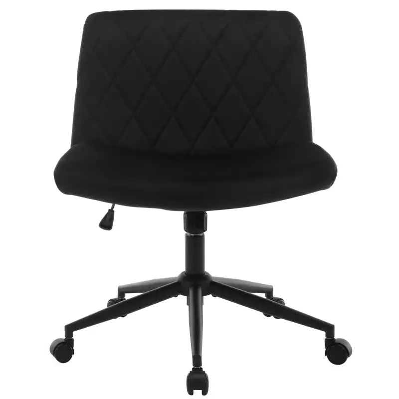 BukkitBow - Bureaustoel - Fluweel en Metaal - Ergonomisch - Verstelbaar - Zonder Armleuning