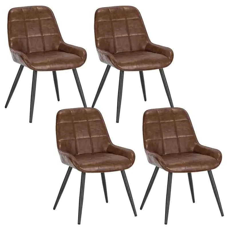 BukkitBow - Comfortabele Eetkamerstoelen - van Faux Leer of Fluweel