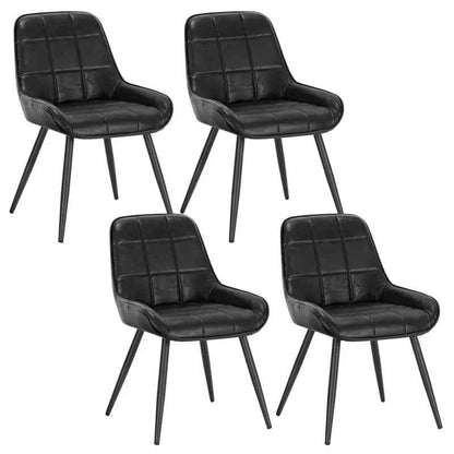 BukkitBow - Comfortabele Eetkamerstoelen - van Faux Leer of Fluweel